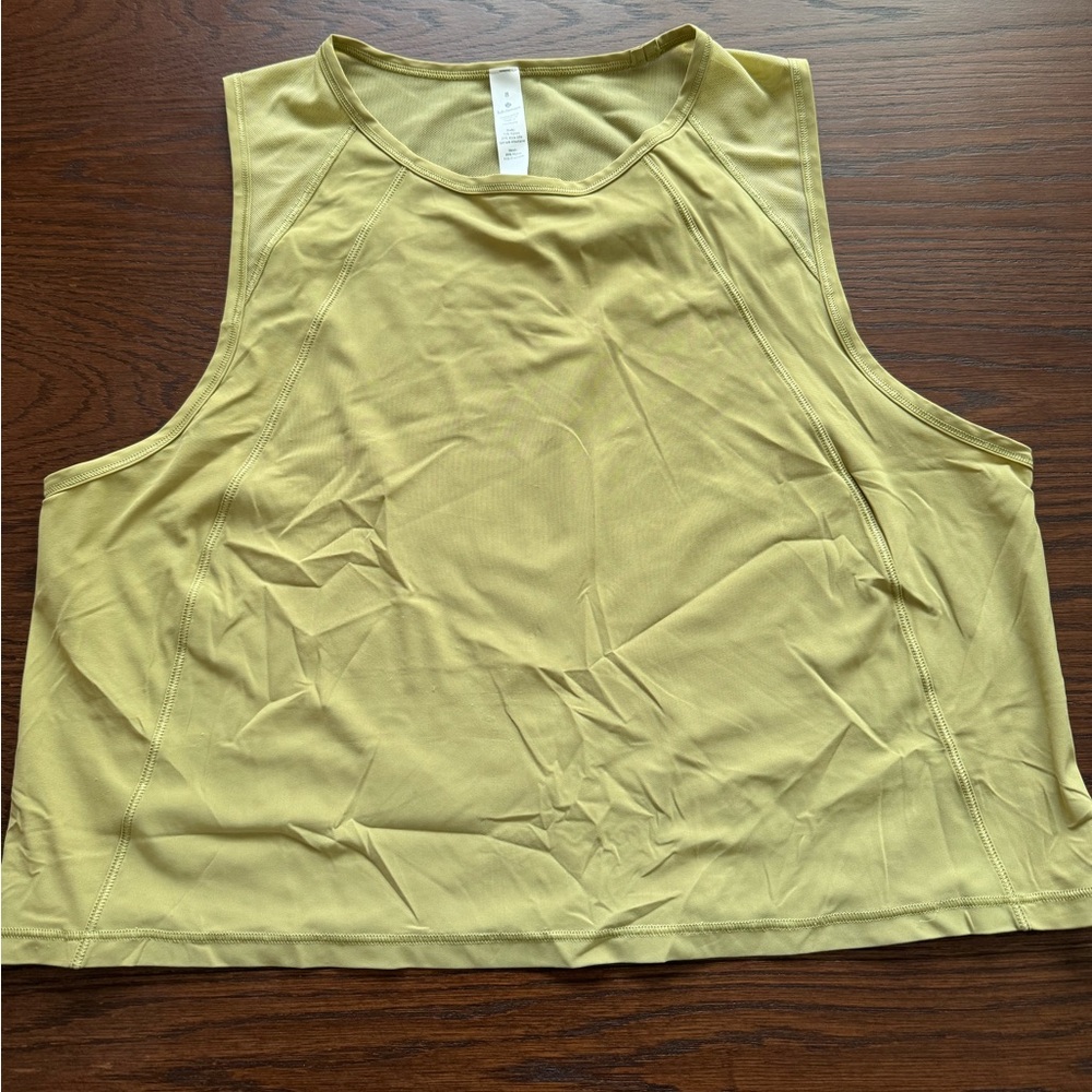 Lululemon Women’s Sculpt Cropped Tank Top - Green